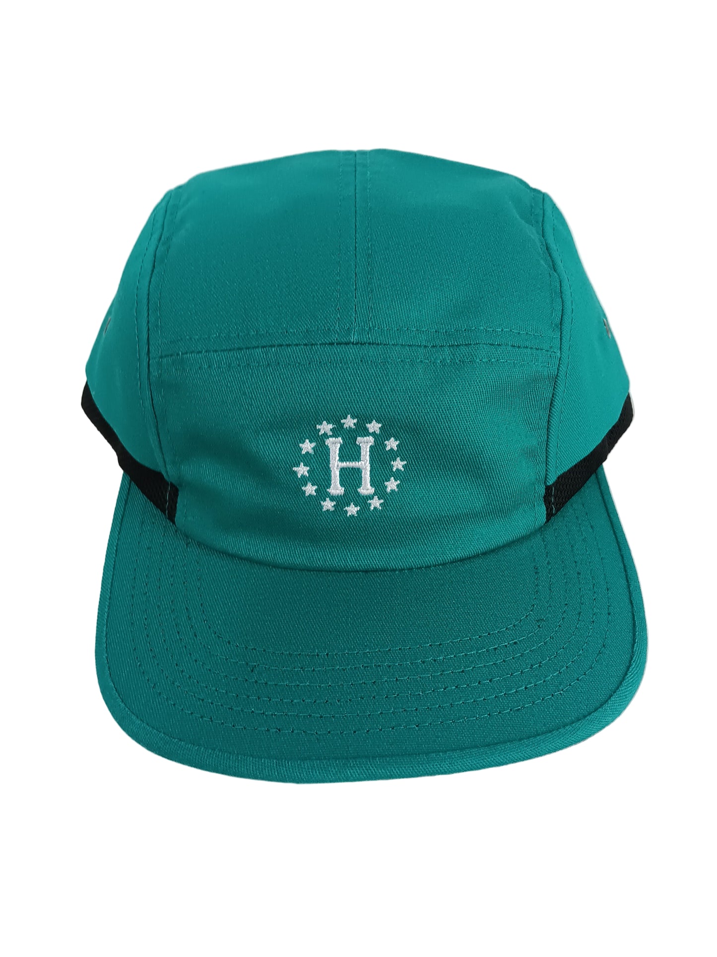 HUF Customade 14 star Turquoise Silver Black One Size Fits All Vintage 5 Panel Mesh Lined Strapback Hat