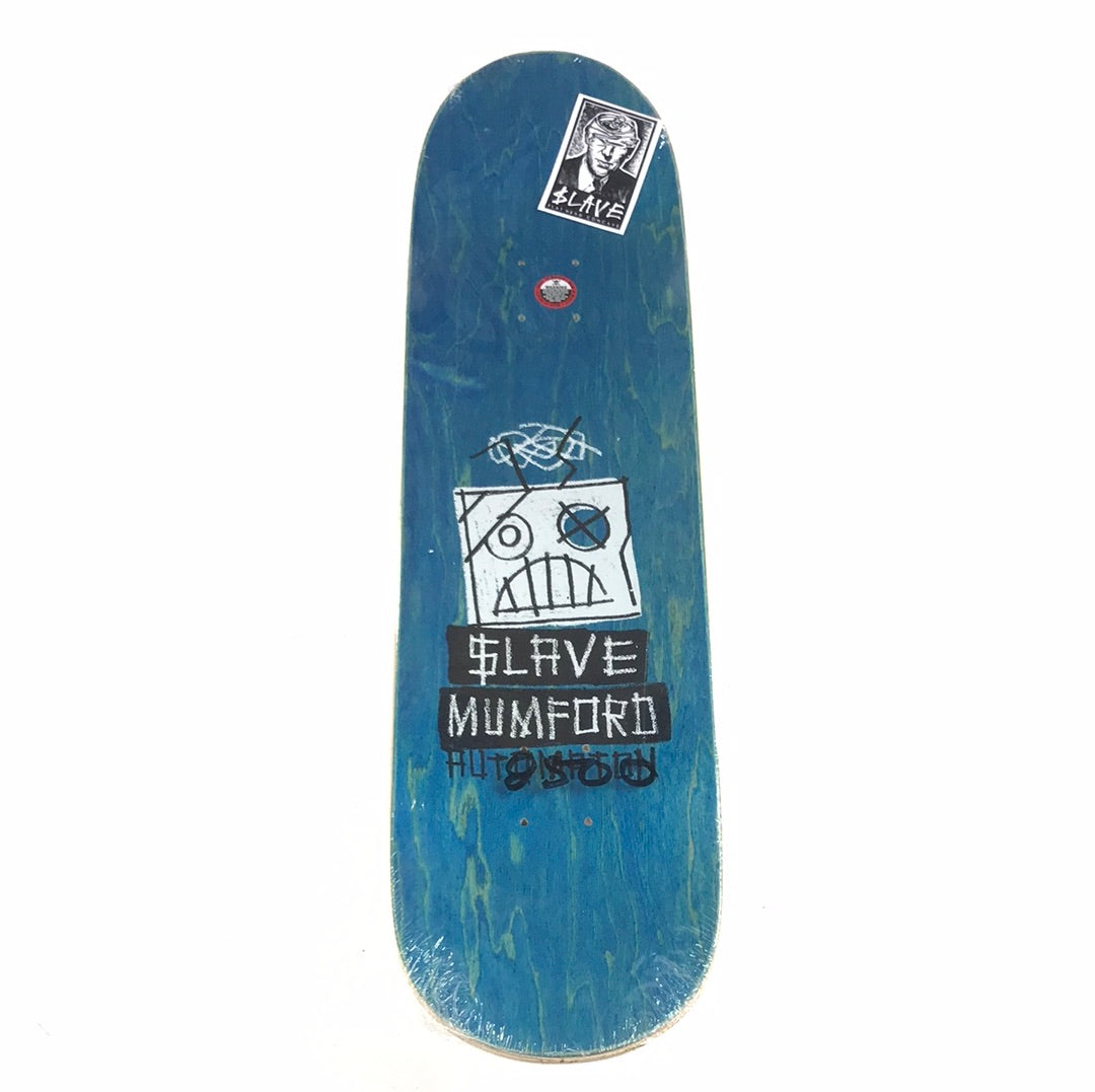 Slave Matt Mumford Robot Orange 8.5 Skateboard Deck
