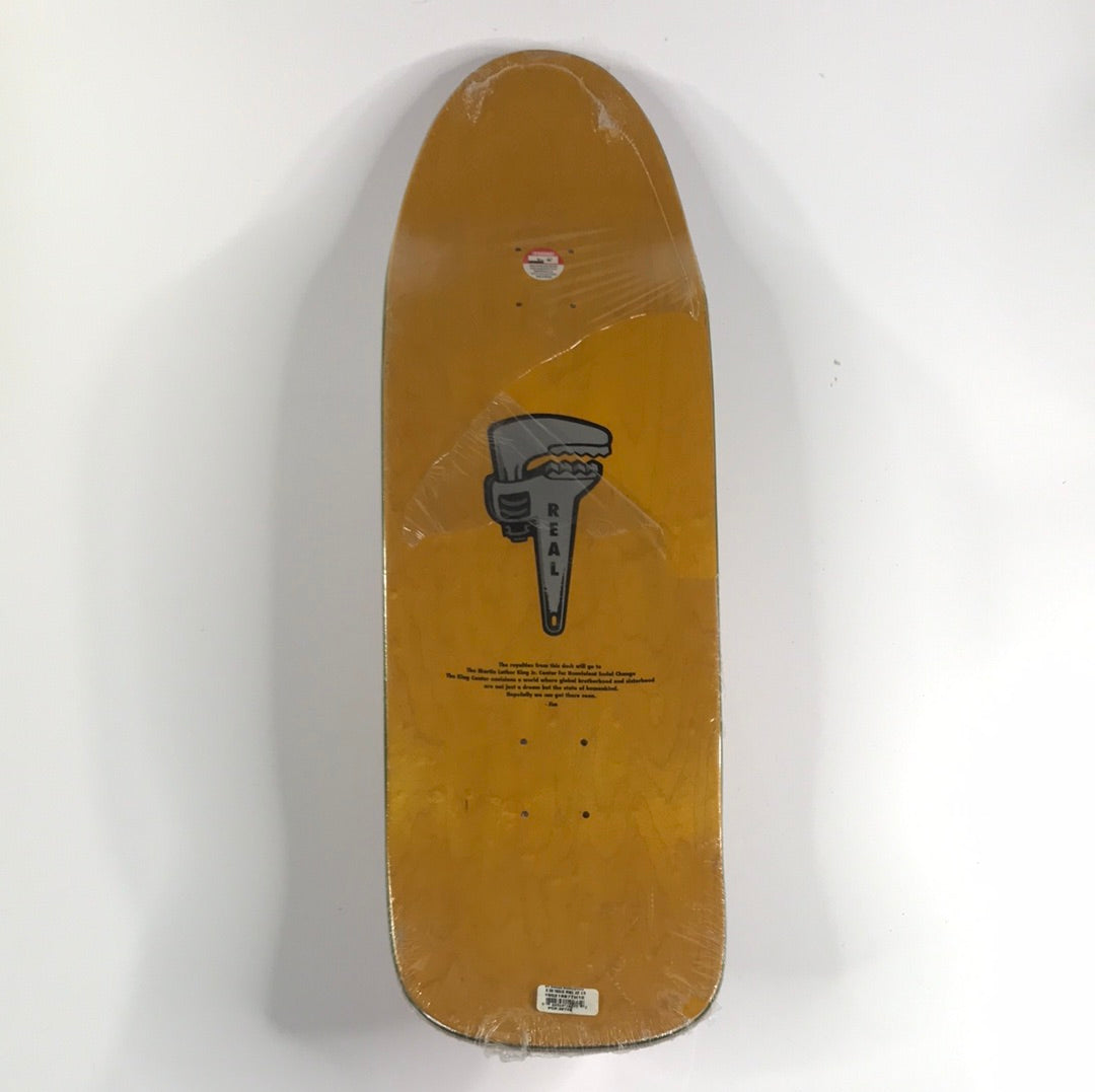 Real Jim Thiebaud Wrench Justice 9.78 Pink Skateboard Deck