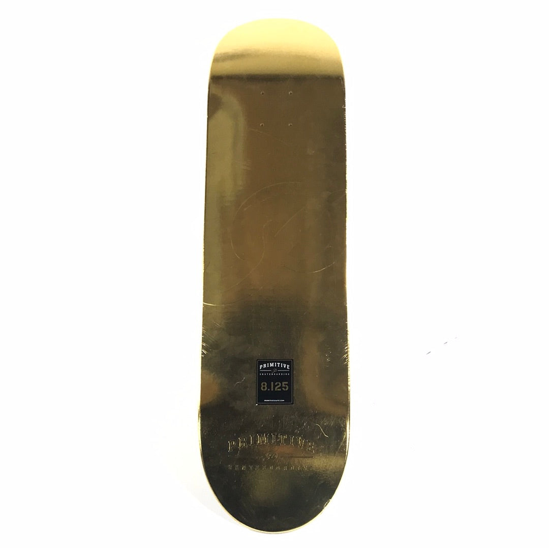 Primitive Team OG Logo Gold 8.125'' Vintage NOS Deck