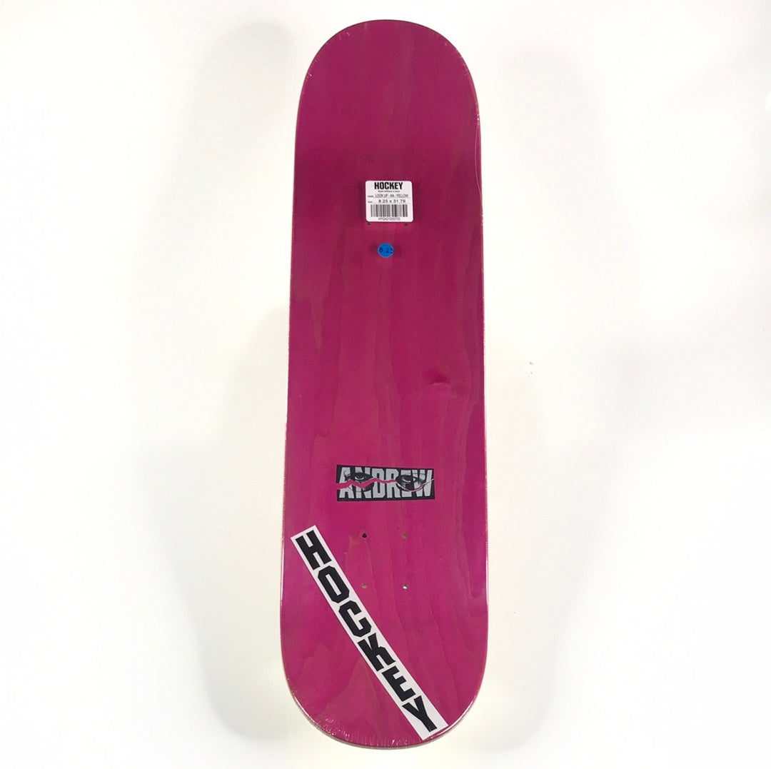 Hockey Team Look Up Yellow 8.38 Skateboard Deck