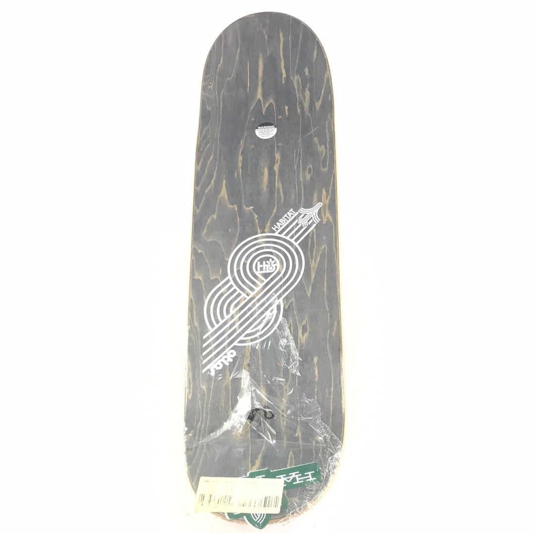 Habitat Mark Suciu Atlas Collaboration Cross Continentals Red 8.25 Skateboard Deck