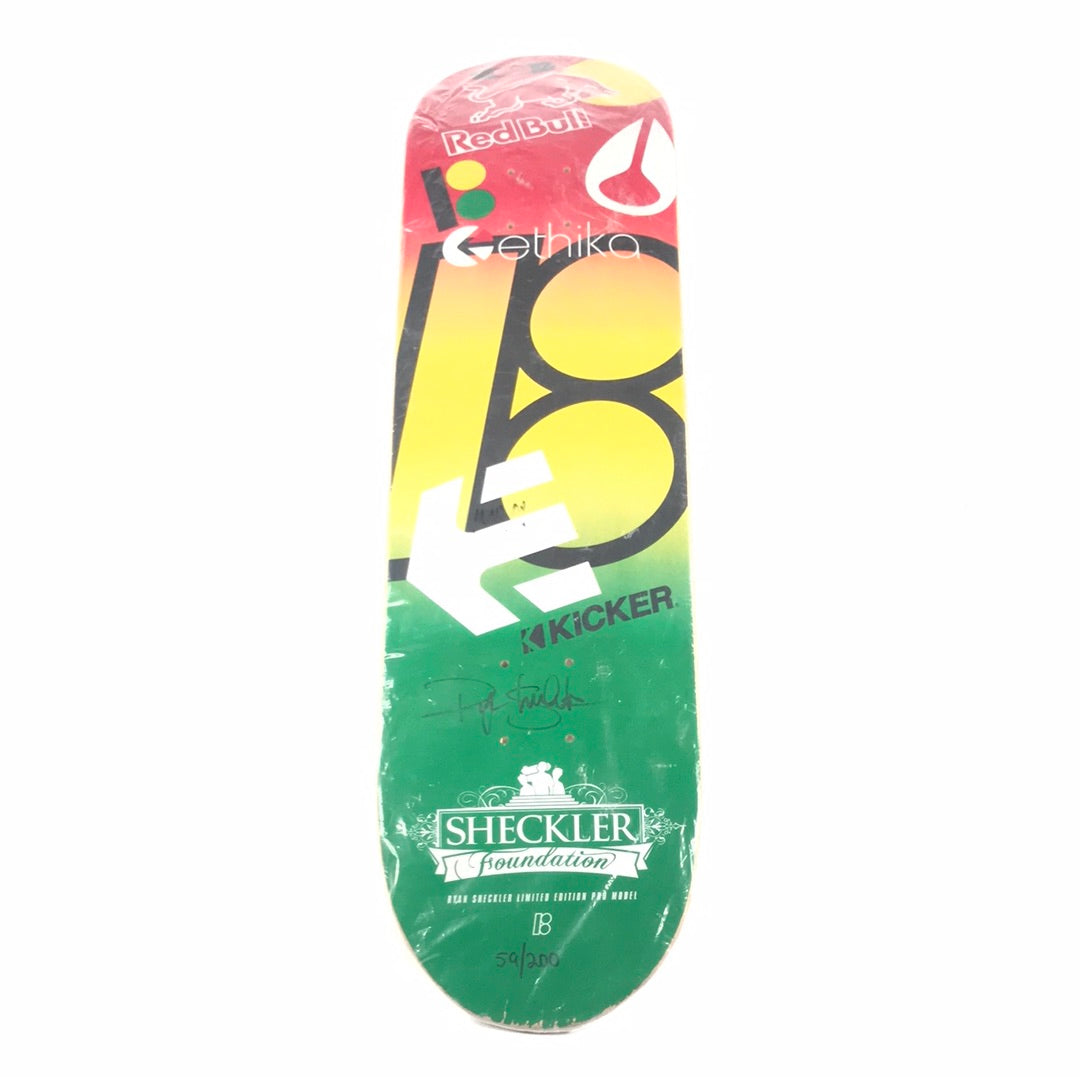 Plan B Ryan Sheckler Kicker Multi 8.0 Signed skateboard Deck