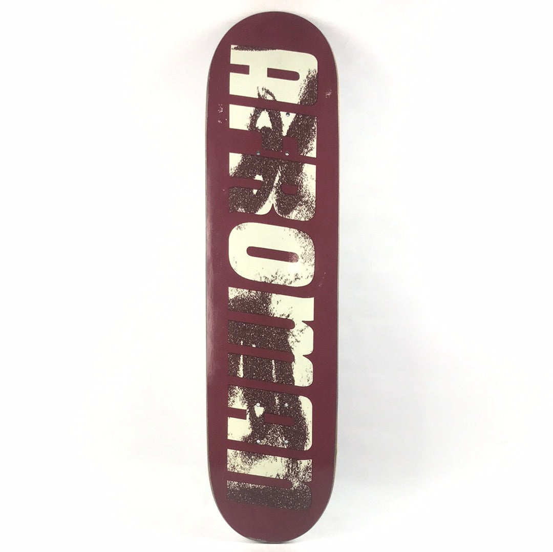 Afroman Name Maroon/Tan 7.6" Skateboard Deck