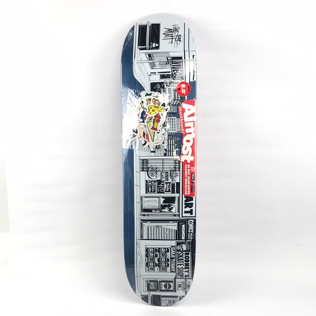 Almost Rodney Mullen Skate Shop Blue 8.0” Skateboard Deck