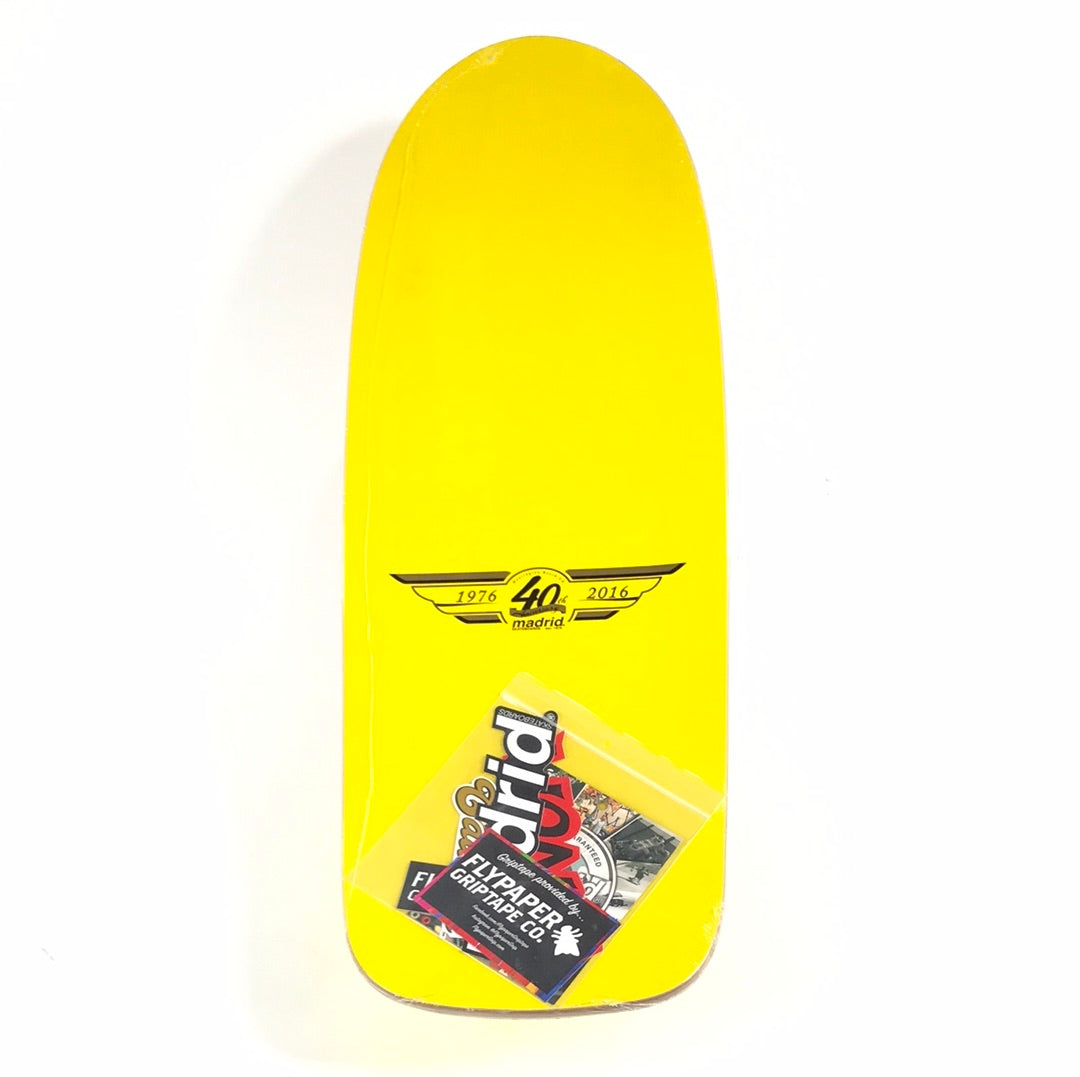Madrid Team Paint Splat Yellow/Green/Pink 10" Skateboard Deck