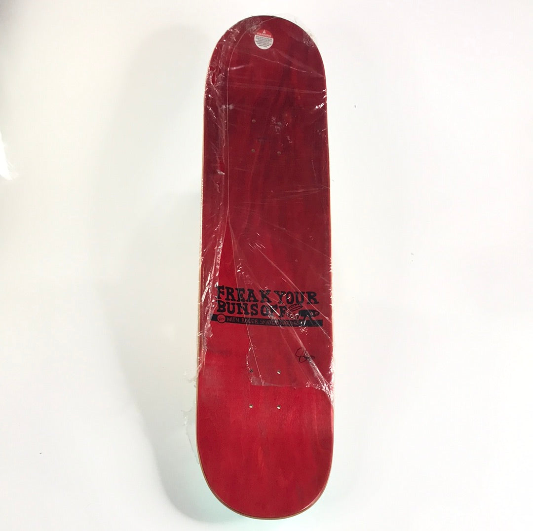 Roger Team Upside Down Cross 8.1 Skateboard Deck