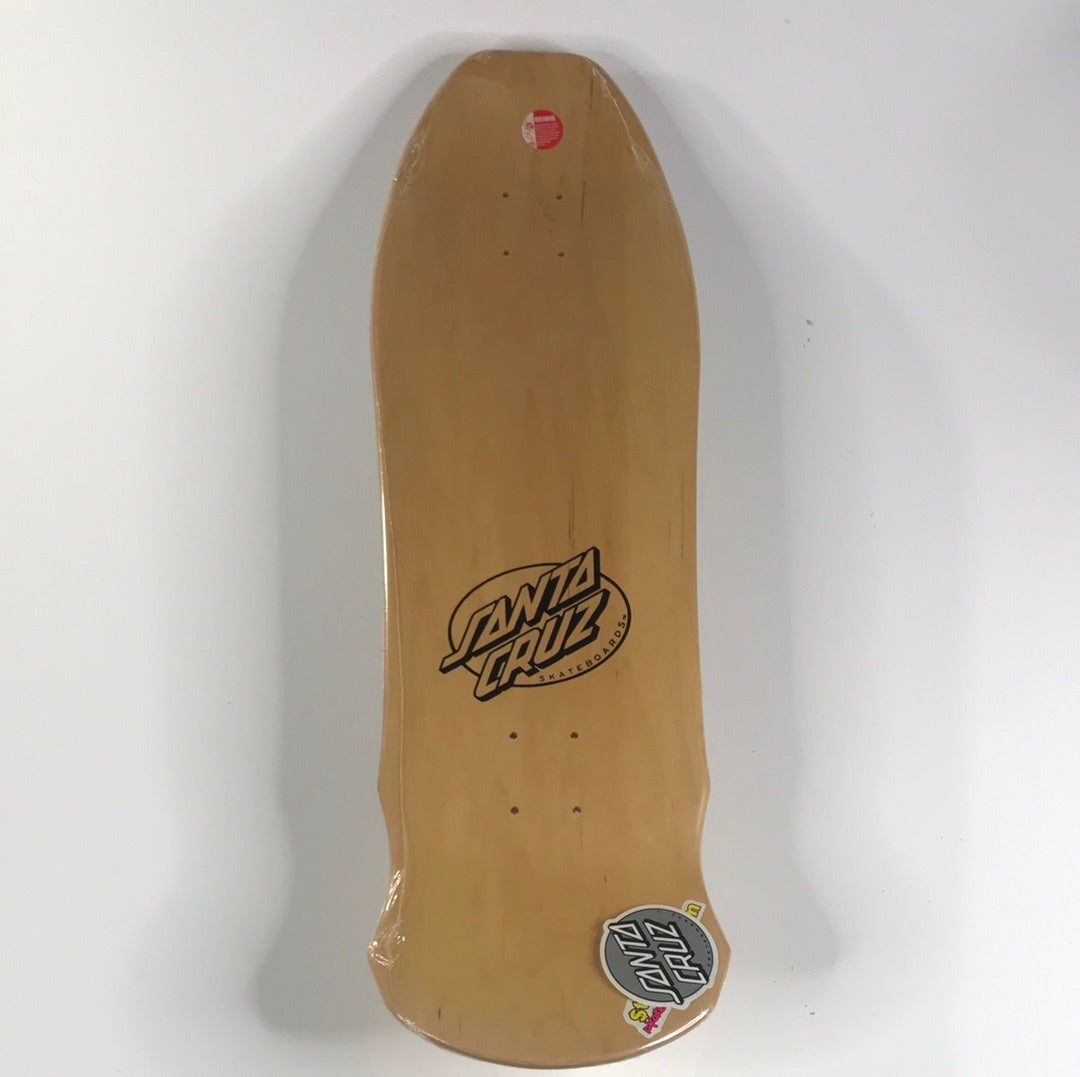Santa Cruz Rob Roskopp Face Natural 9.5 Skateboard