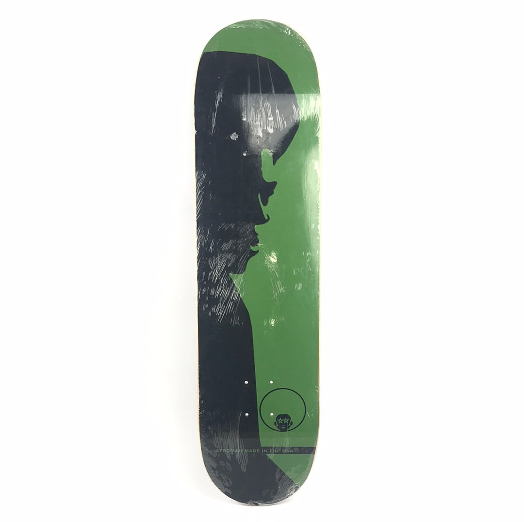 Afroman Team Shadow Black/Green 8.0'' Skateboard Deck