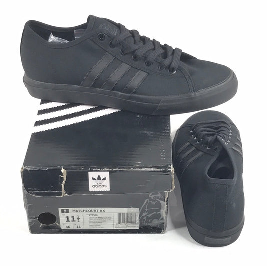 Adidas Matchcourt RX CBLACK/CBLACK/CBLACK BY3536 US Mens Size 11.5