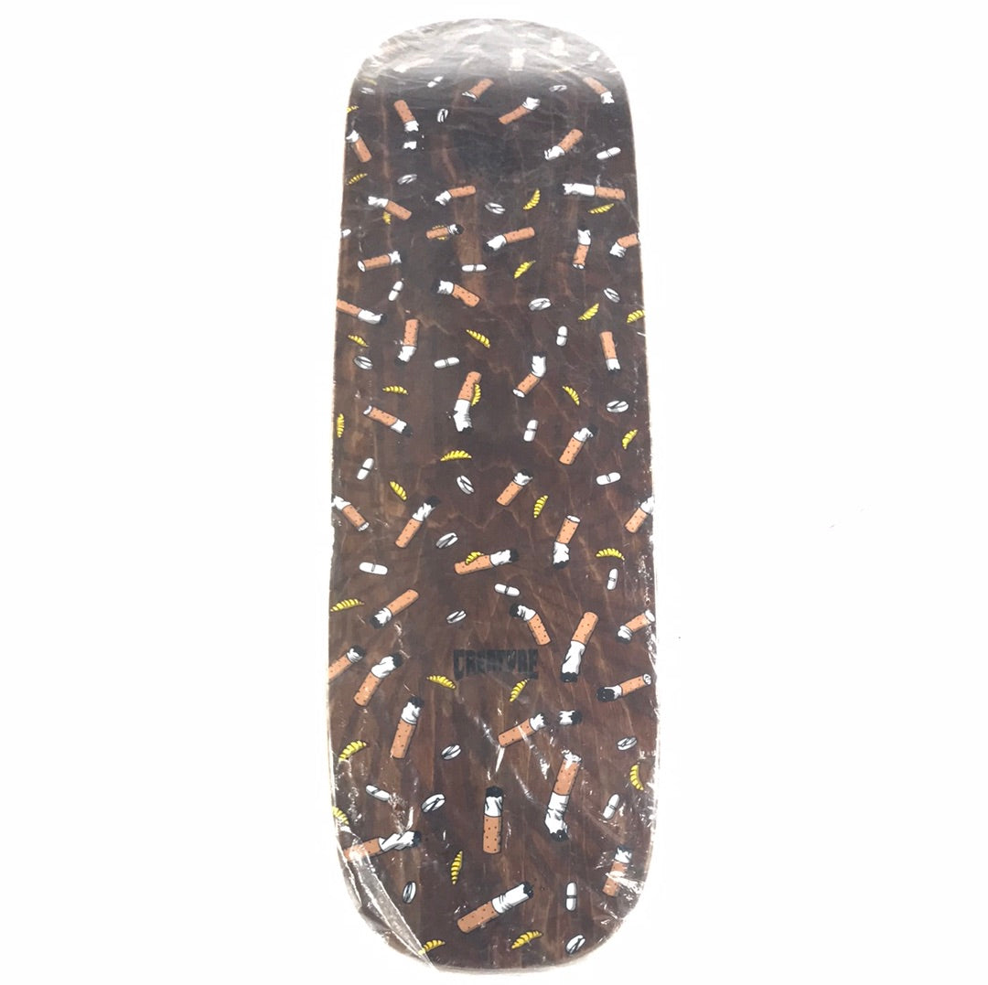 Creature Sam Hitz Cigarette Buts Woodgrain 9'' Skateboard Deck 67/200