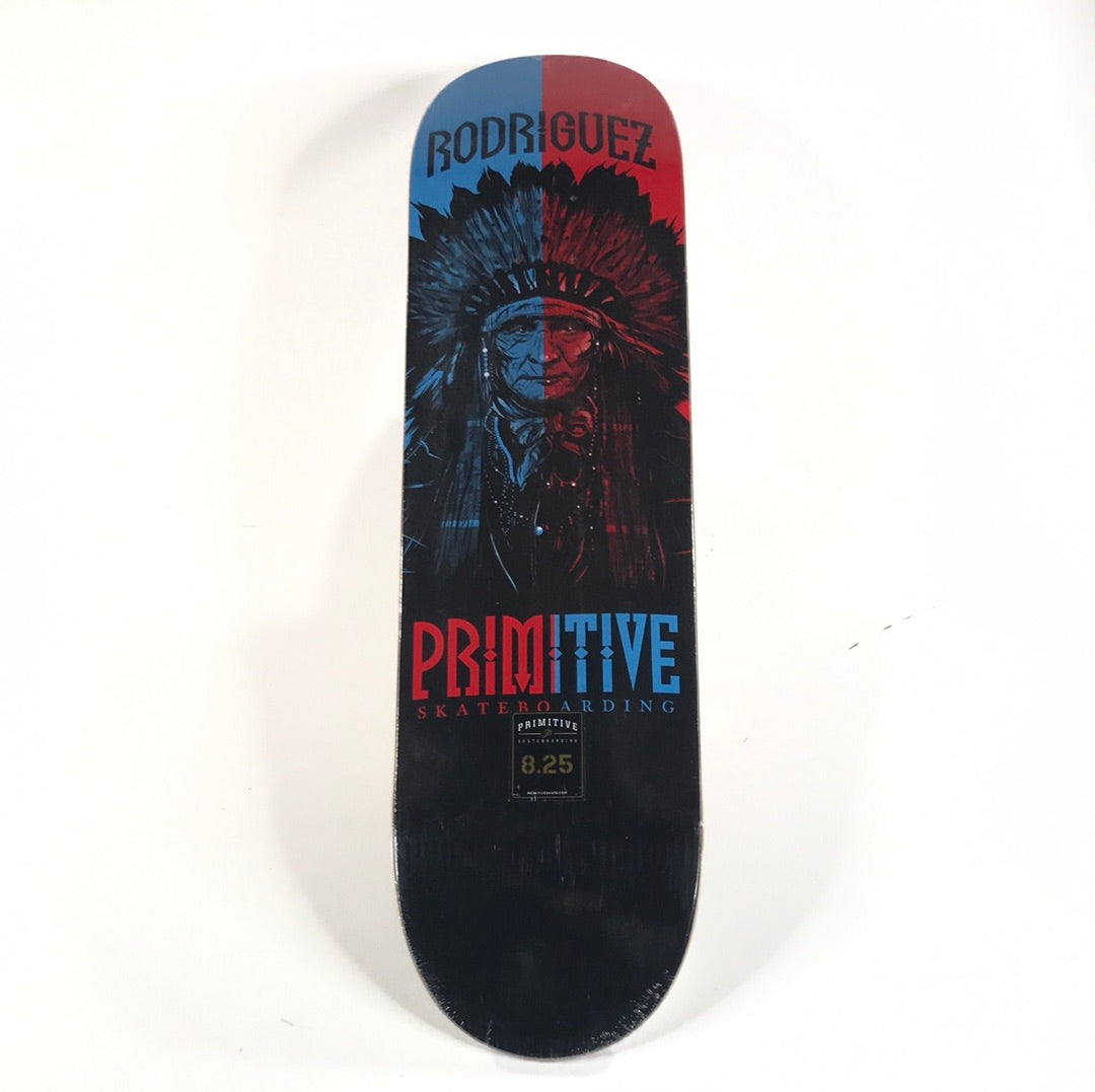 Primitive Paul Rodriguez Native Blue/Red/Black 8.25'' Vintage NOS Skateboard Deck