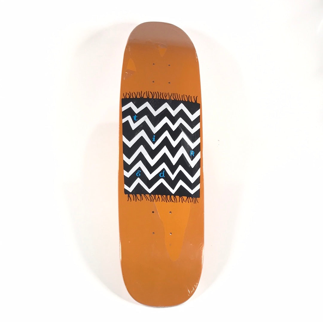 Tired Rug Orange 8.6 Skateboard Deck