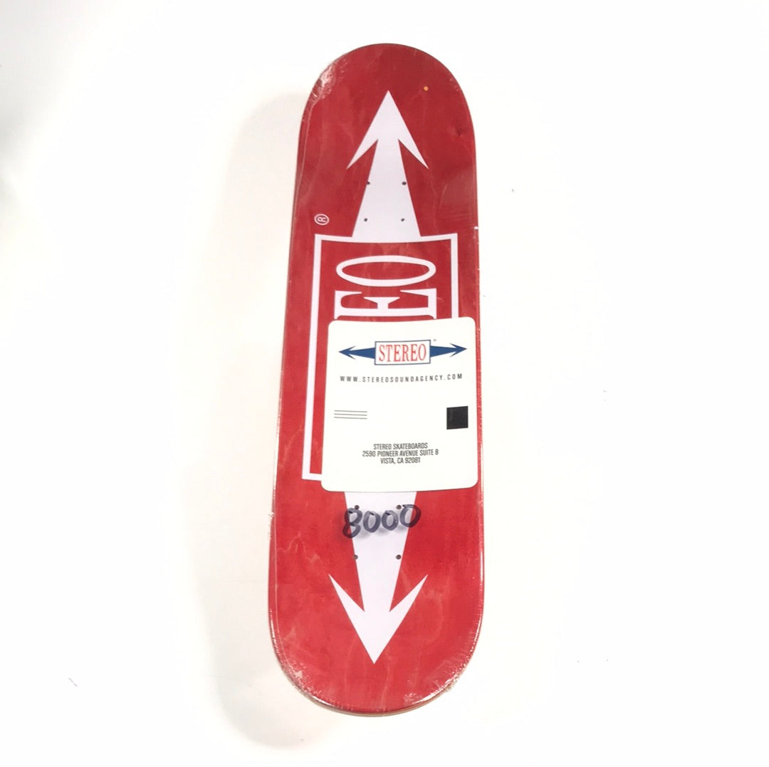 Stereo Team Gun Smoke Orange 8'' Skateboard Deck