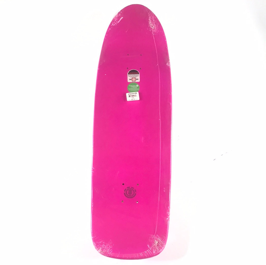 Element Team Yellow Tiger Pink 9.25" Skateboard Deck