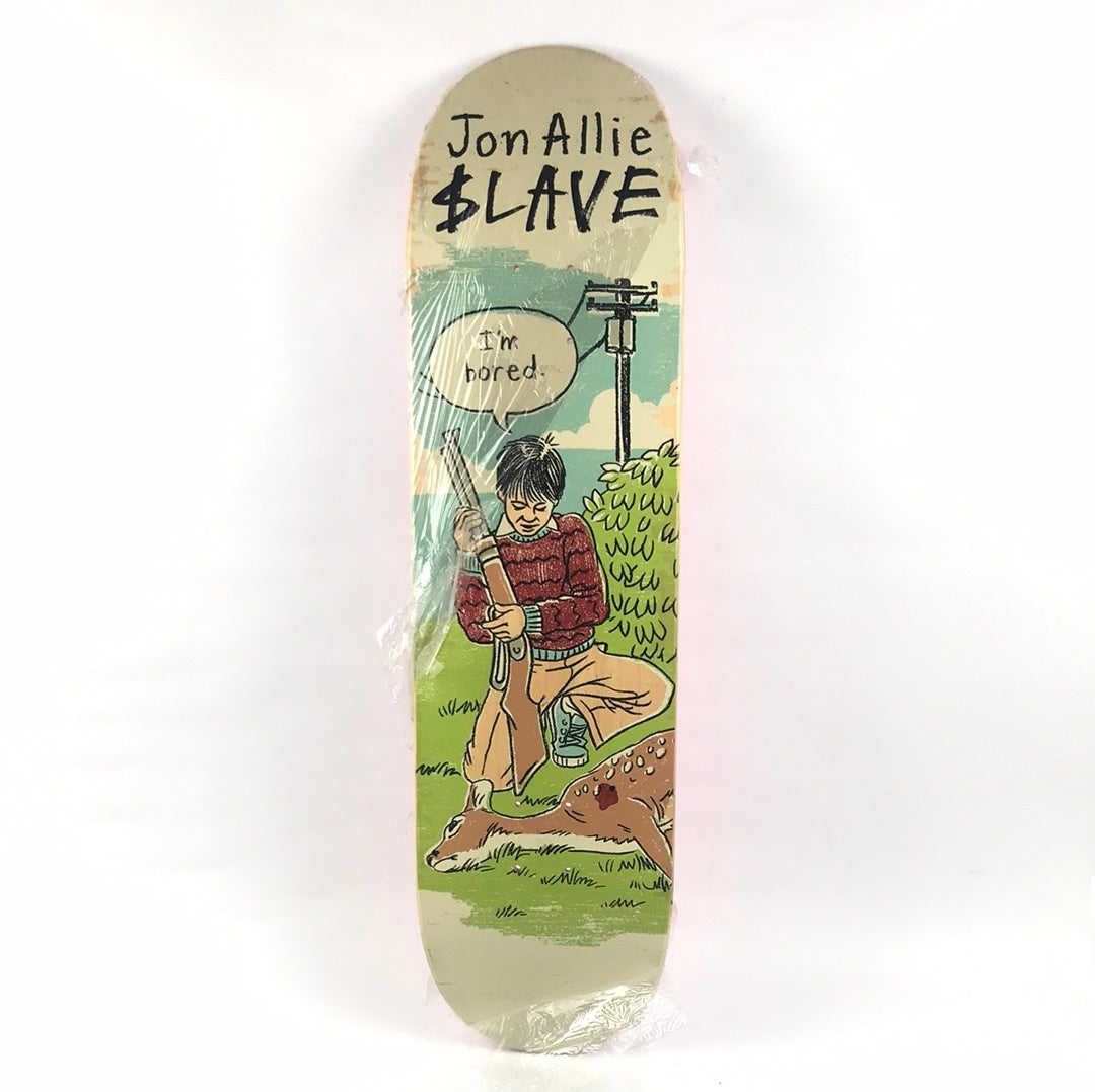 Slave Jon Allie I'm Bored Multi 8.5'' Skateboard Deck 2010