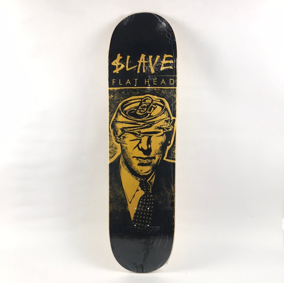 Slave Team Flat Head Black/Yellow 8.25'' Skateboard Deck 2010