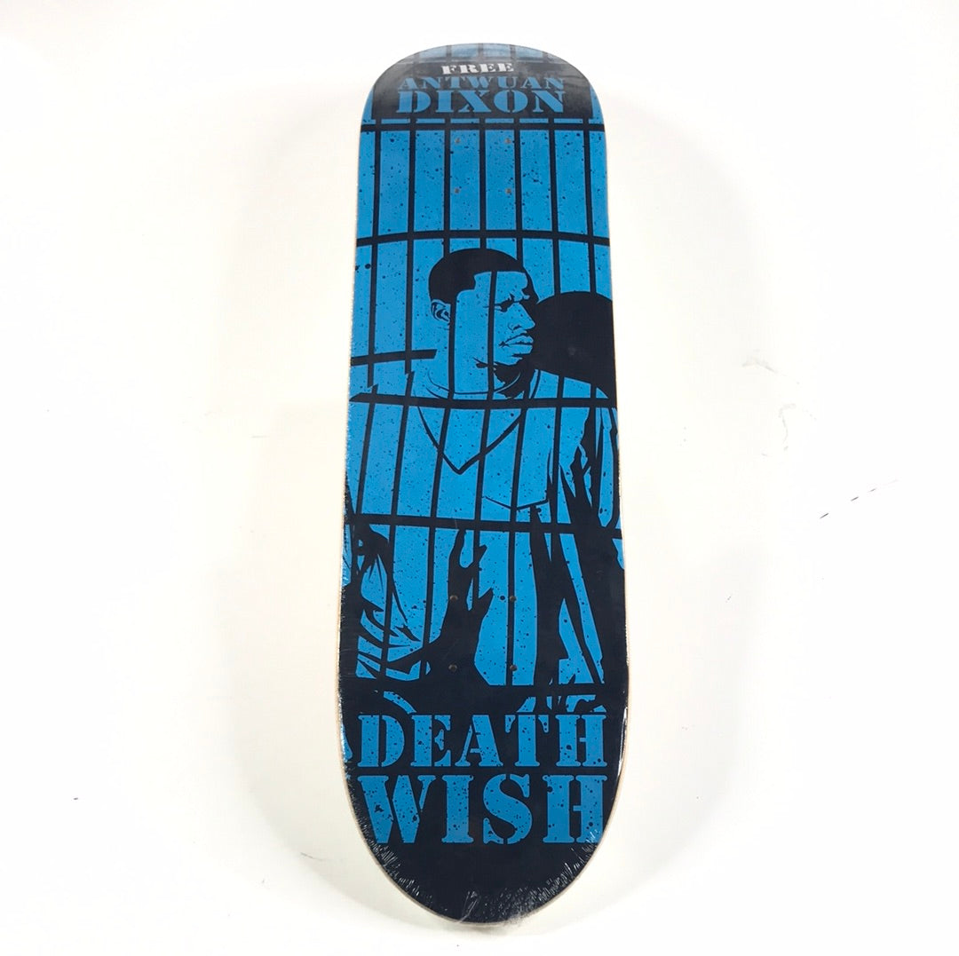 Antwuan Dixon Prison Black/Blue 8.19'' Skateboard Deck – western-skate-co