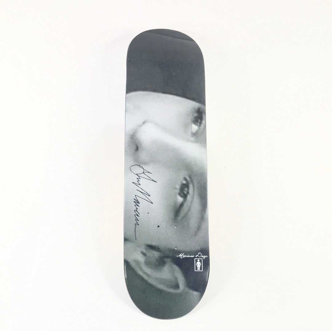 Girl Guy Mariano Mariano Days - Video Days Tribute - Grey 8.0" Guy Mariano Signed Skateboard Deck