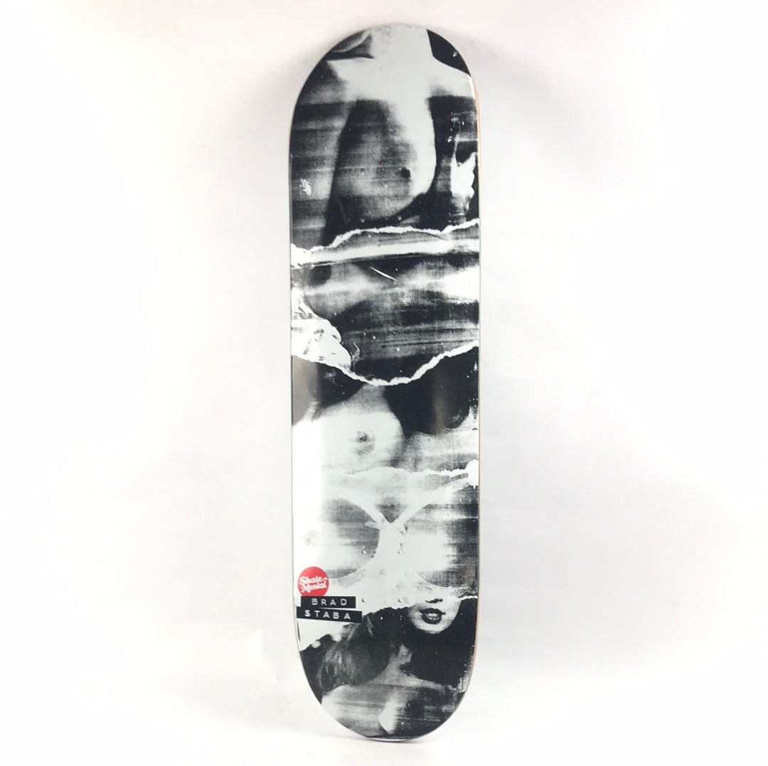 Skate Mental Brad Staba Boobs Black/White 8.38'' Skateboard Deck