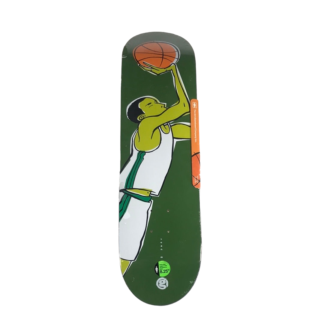 Girl Sean Malto B-Ball Green 8.25" Skateboard Deck