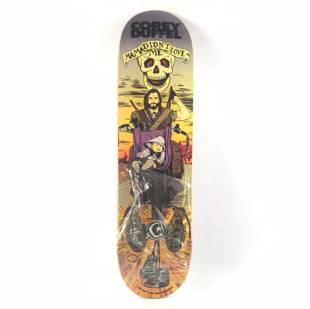 Foundation Corey Duffel Mama Love Multi 8.25'' Skateboard Deck
