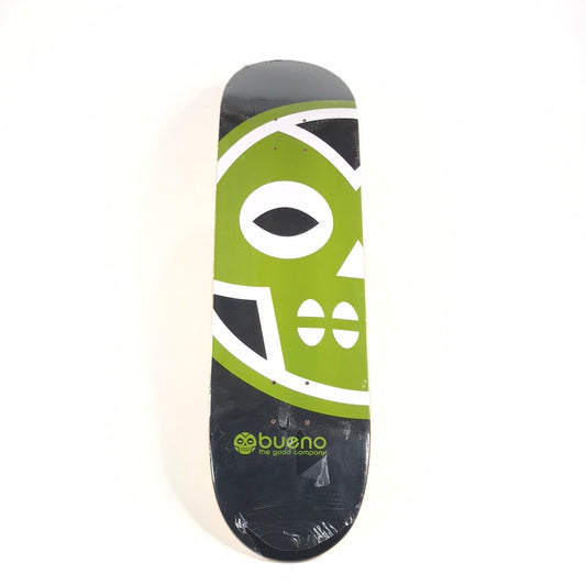 Bueno Team Logo Black/White/Green 7.75" Skateboard Deck