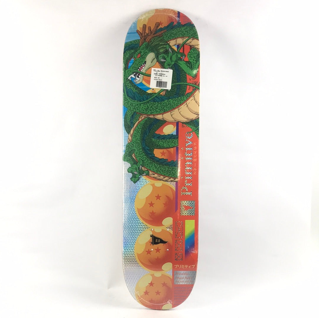 Primitive Dragon Ball Shenron Multi 8" Skateboard Deck
