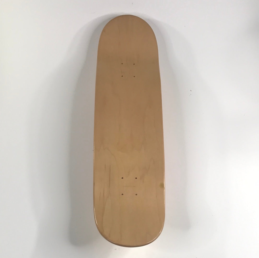 Flip Team Logo Woodgrain/Orange 8.5 Skateboard Deck