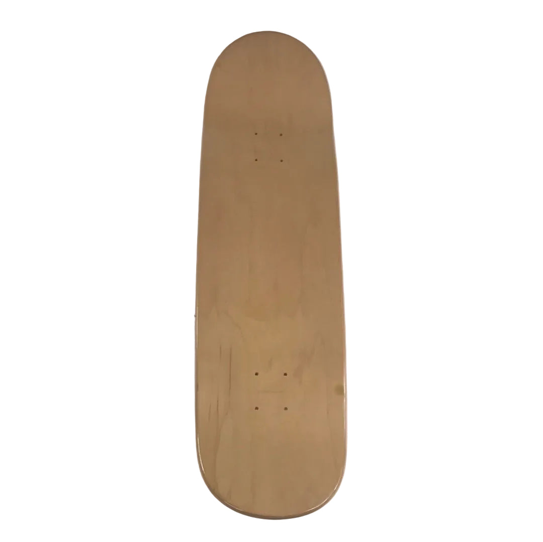 Flip Team Logo Woodgrain/Orange 8.5 Skateboard Deck