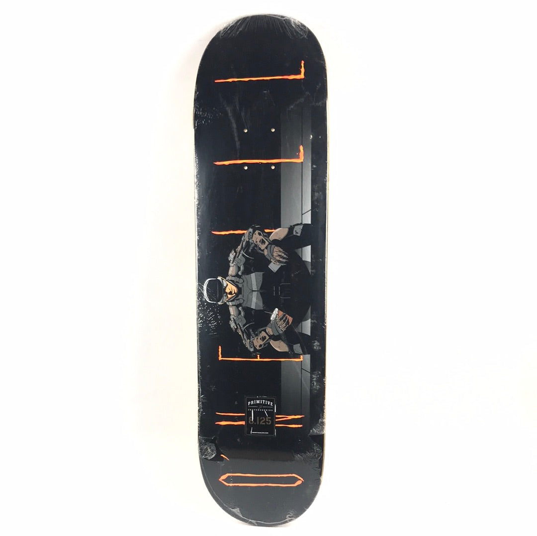 Primitive Shane O'Neil Cyborg Black/Orange 8.125" Vintage NOS Skateboard Deck