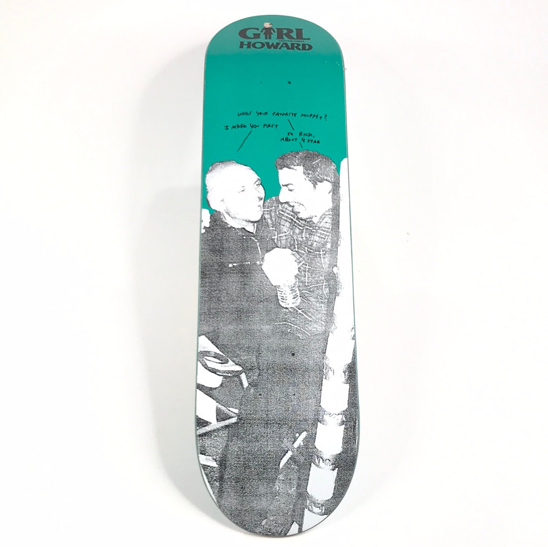 Girl x Anti Hero Frank Gerwer Rick Howard And The Beast Green 7 13/16" 7 Skateboard Deck