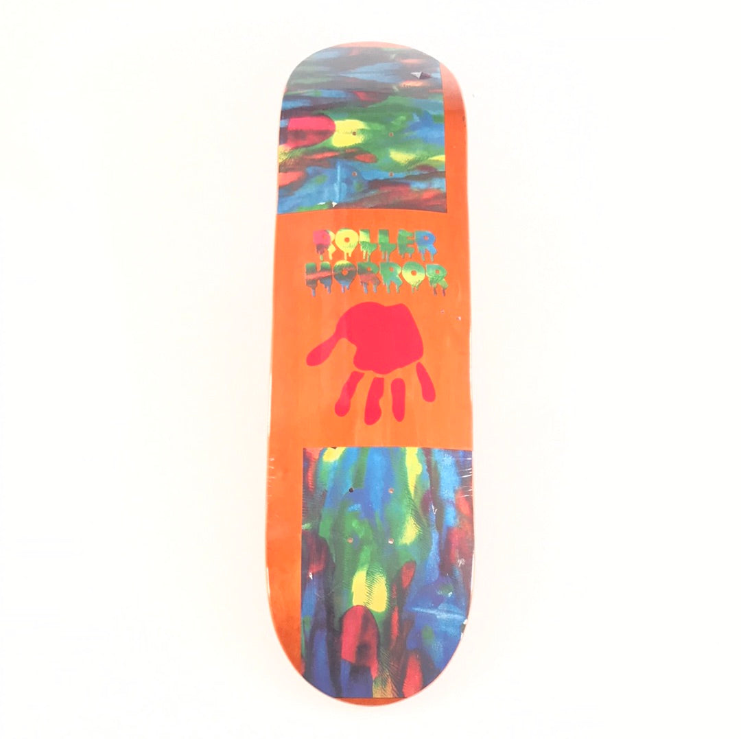 Roller Horror Team Bloody Hand Slap Orange 8.5 Skateboard deck