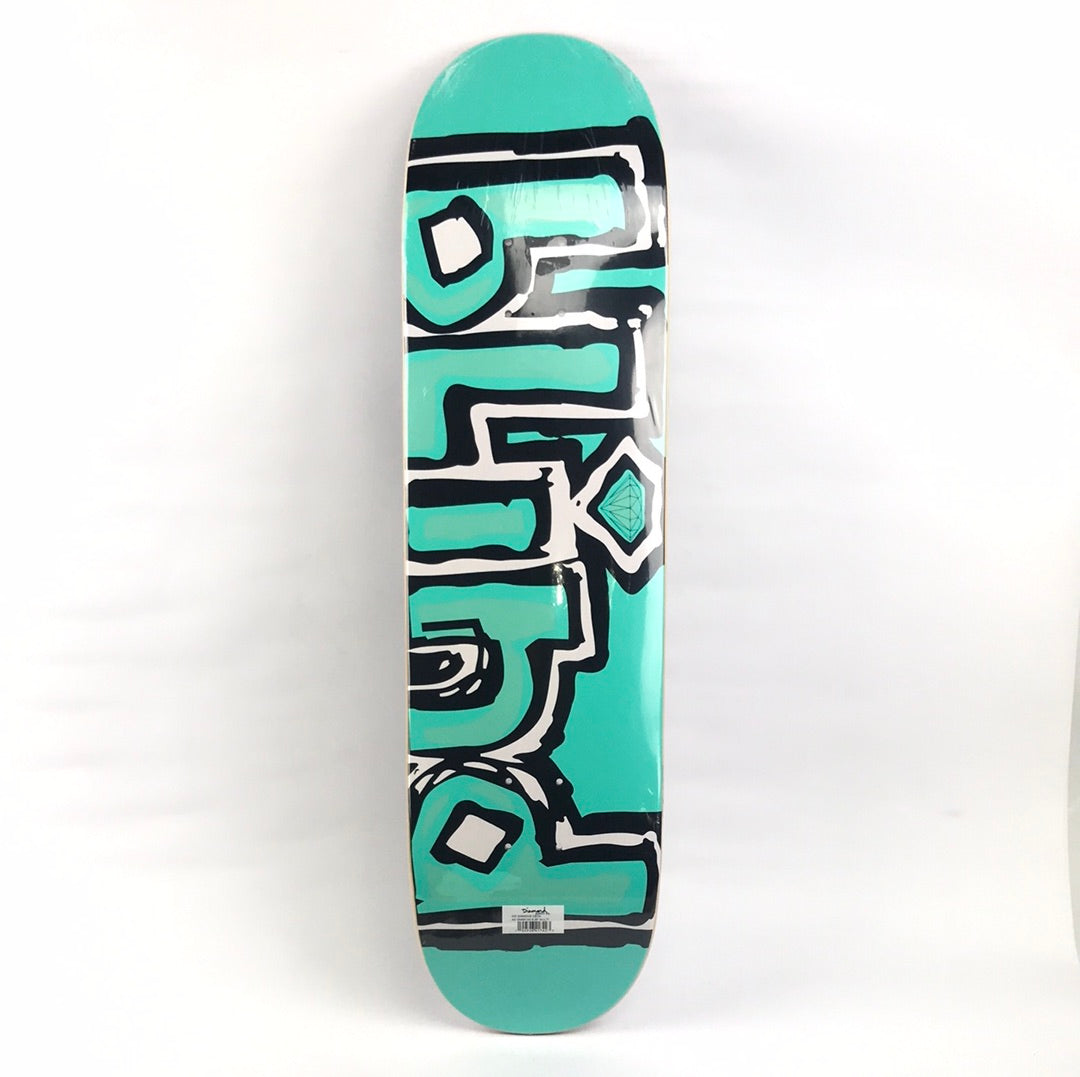 Blind X Diamond Team Classic Logo Turquoise 8.125'' Skateboard Deck