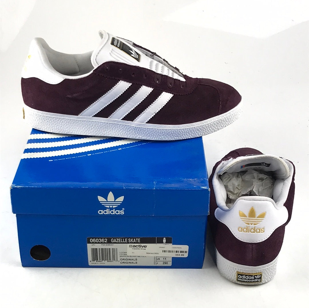 Black adidas gazelle mens size 11 Clearance