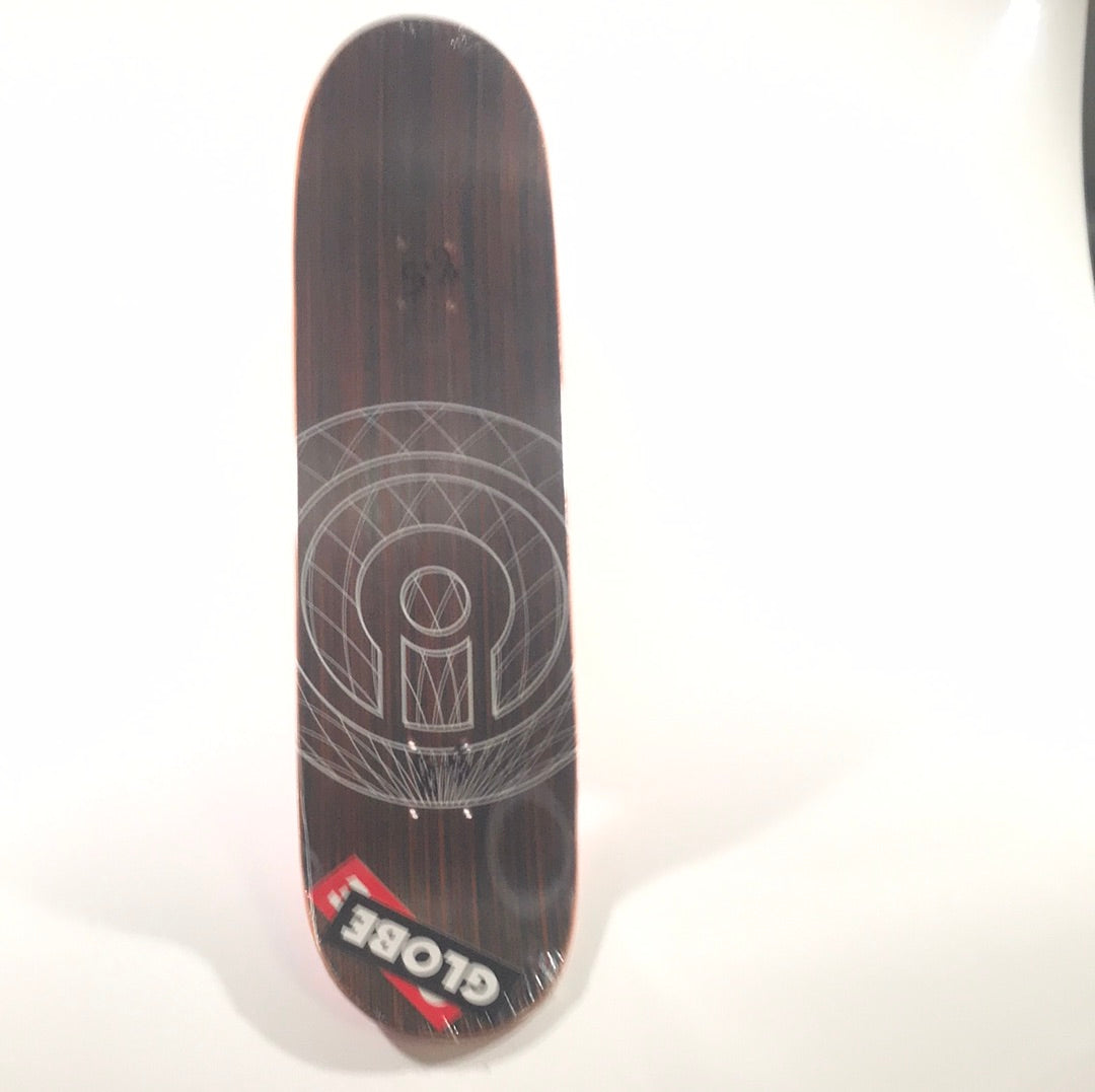 Globe Horizontal Bold Logo Red/White 8.4 Skateboard Deck