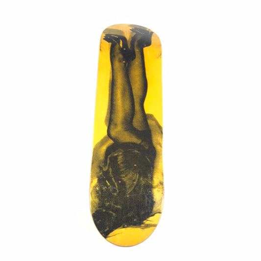 HUF Legs Black/Yellow 8.0" Skateboard Deck
