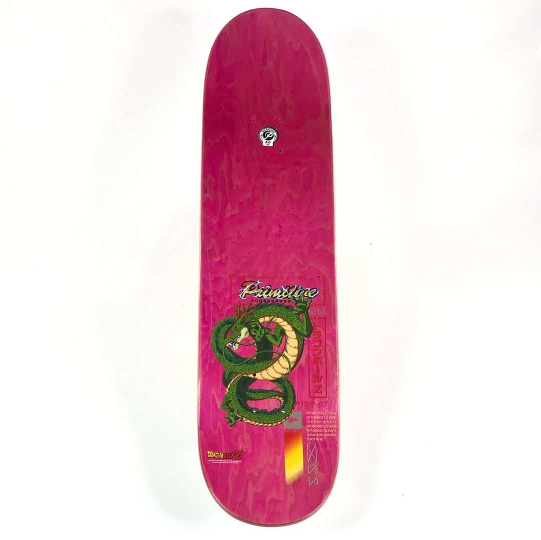 Primitive x Dragon Ball Z Wade Desarmo Raditz Teal 8.0 Skateboard Deck