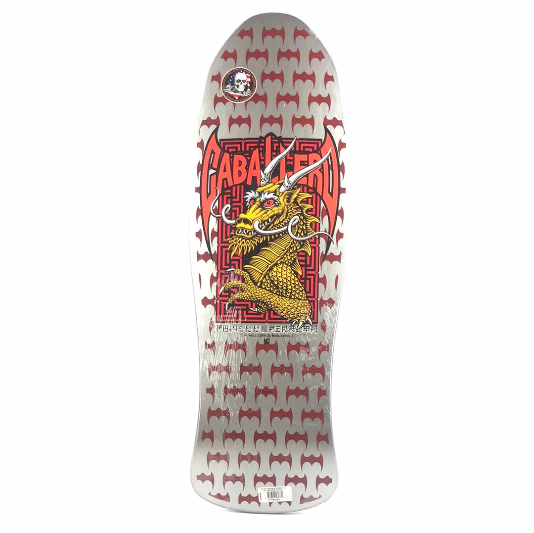 Powell Peralta Steve Caballero Dragon Silver/Red 9.625 Skateboard Deck