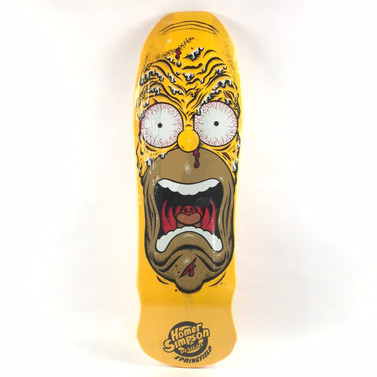 Santa Cruz Simpsons Homer Face Yellow 9.5'' Skateboard Deck 2012 Release
