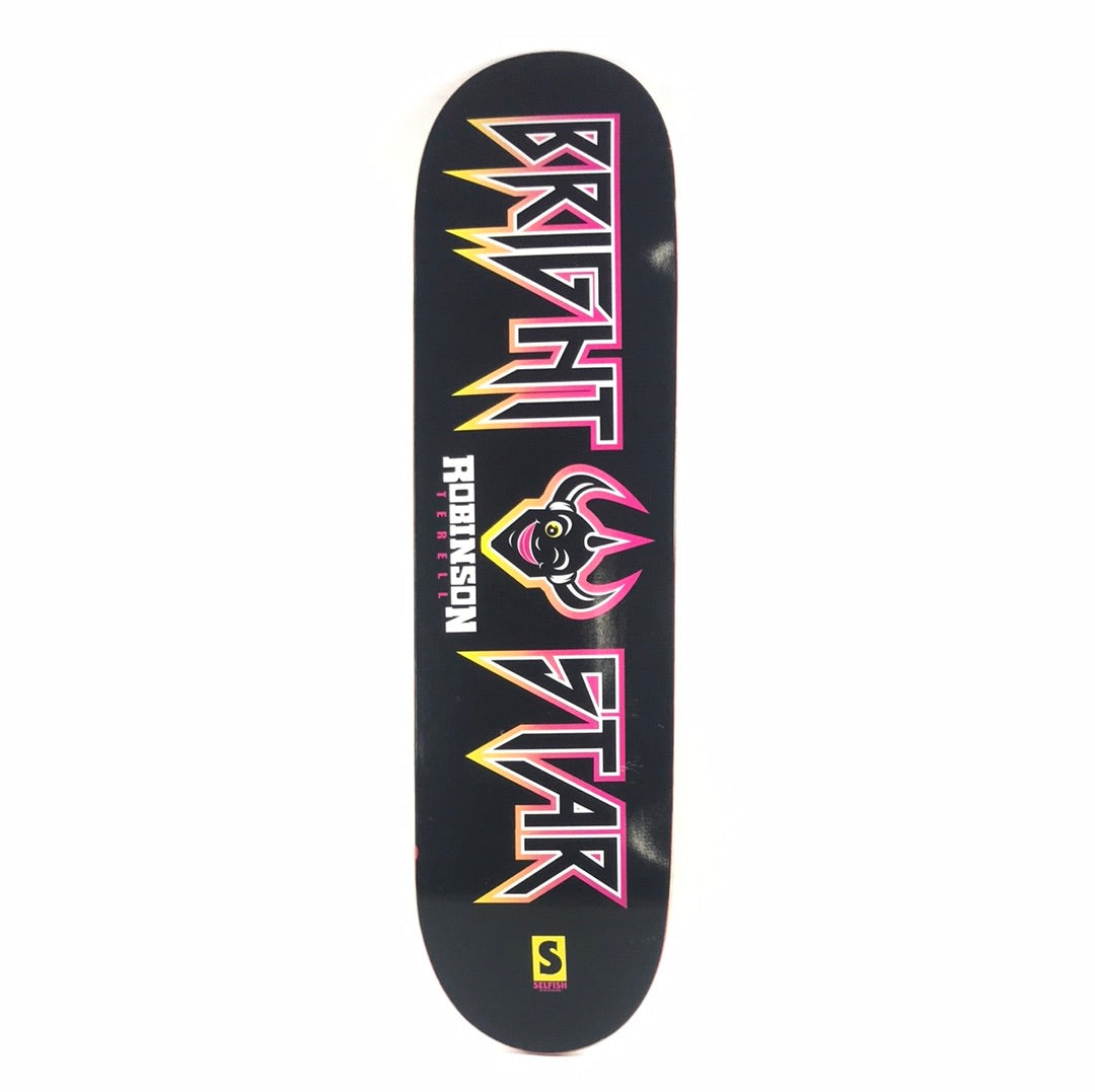 Selfish Terell Robinson Bright Star Darkstar Spoof Black Size 8.25'' Vintage NOS Deck