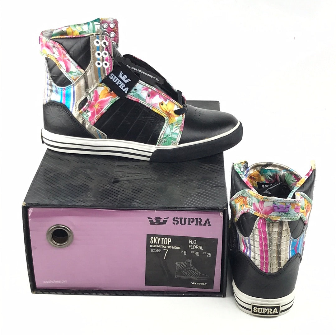 Supra Chad Muska Skytop Floral US Mens Size – western-skate-co