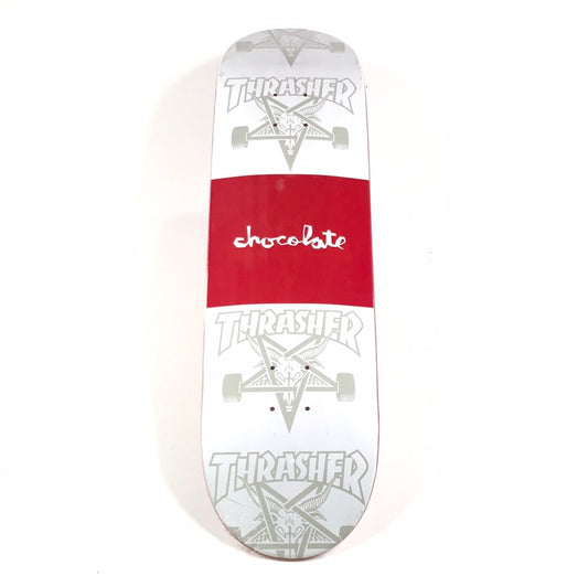 Chocolate Thrasher Skate Goat Red/White 8.25" Skateboard Deck