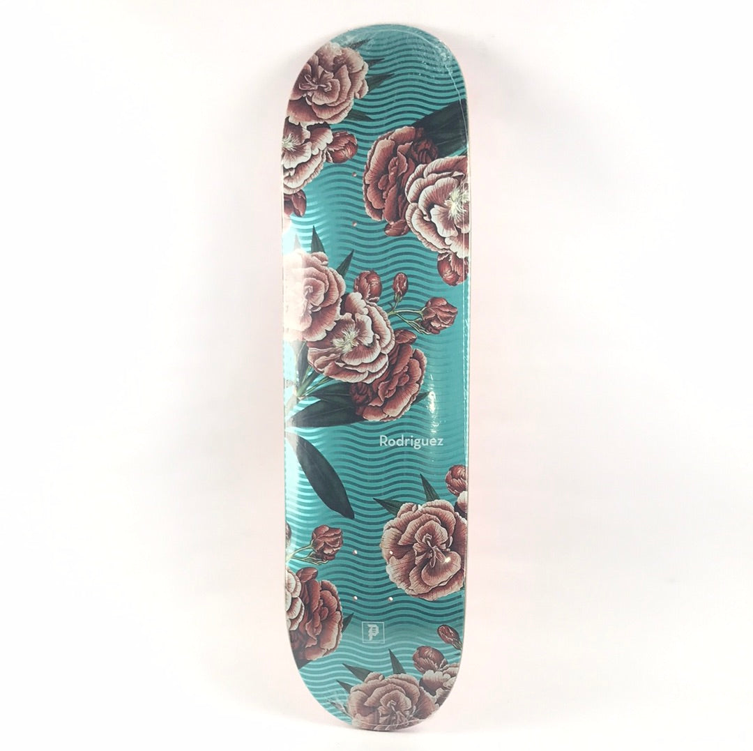 Primitive Paul Rodriguez Roses Blue 8.5'' Vintage NOS Skateboard Deck