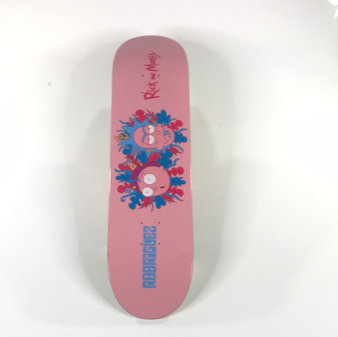 Primitive Rick & Morty Paul Rodriguez Shroomy Pink 8.0 Skateboard Deck
