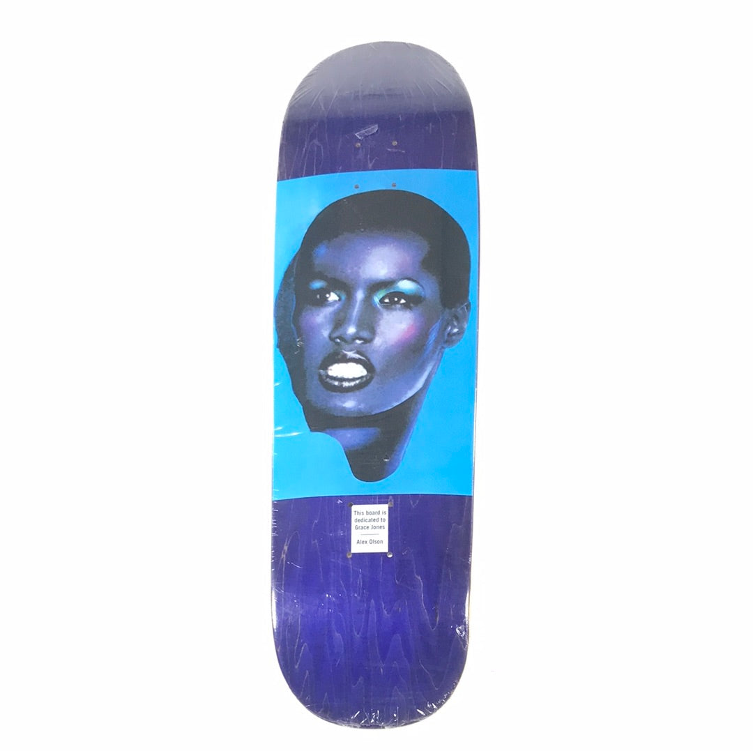 Bianca Chandon Alex Olson Grace Jones Blue 9.0 Skateboard deck