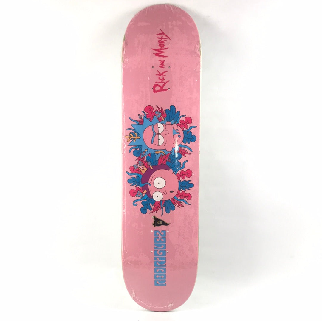 Primitive Paul Rodriguez Rick And Morty Pink 8" Vintage NOS Skateboard Deck