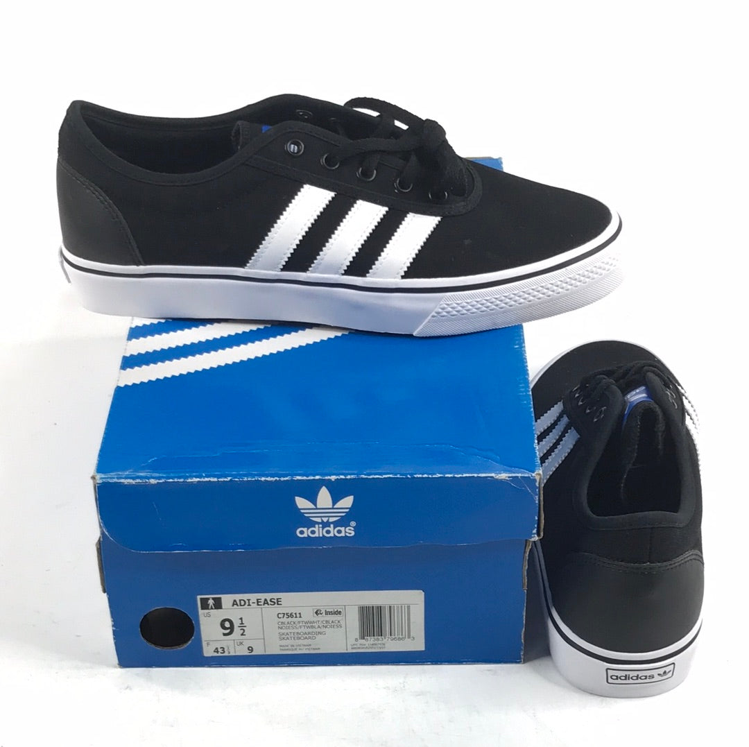 Adidas Adi-Ease CBLACK/FTWWHT/CBLACK C75611 US Mens Size 9.5 western-skate -co Adidas Adi-Ease CBLACK/FTWWHT/CBLACK C75611 US Mens Size 9.5 western-skate -co