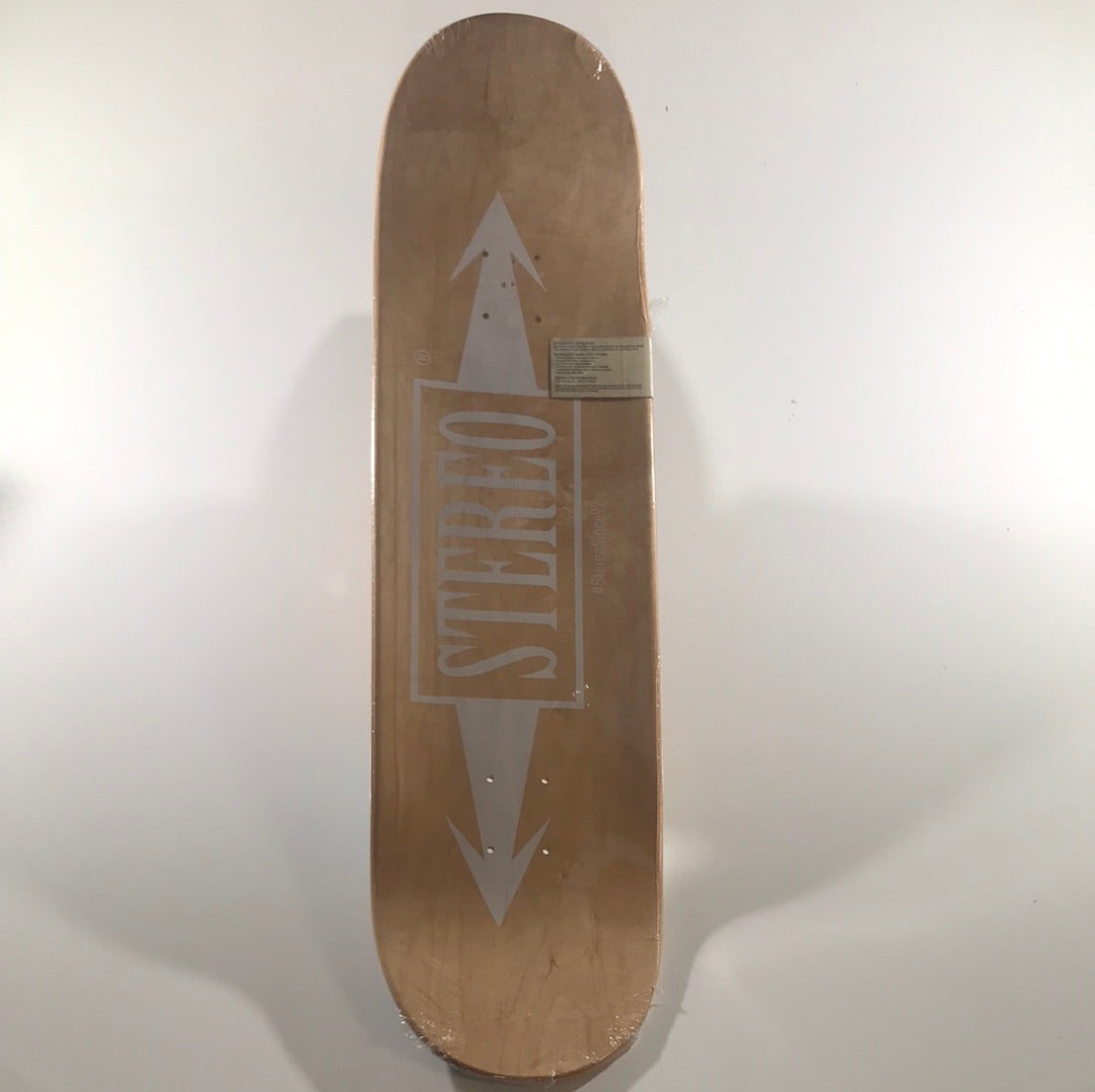 Stereo Shapes Black 8.5 Skateboard Deck