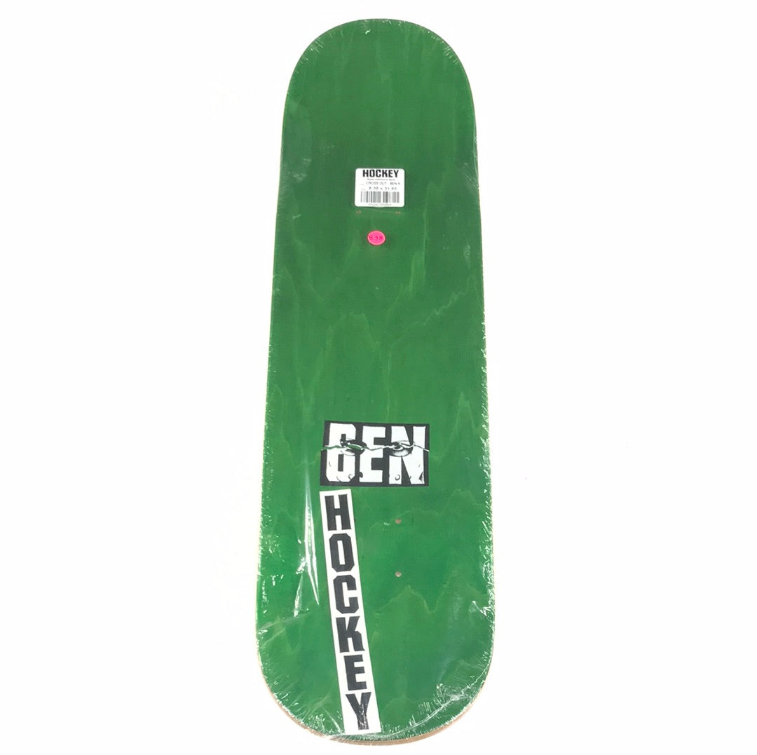 Hockey Ben Kadow Cross Out White 8.38 Skateboard Deck